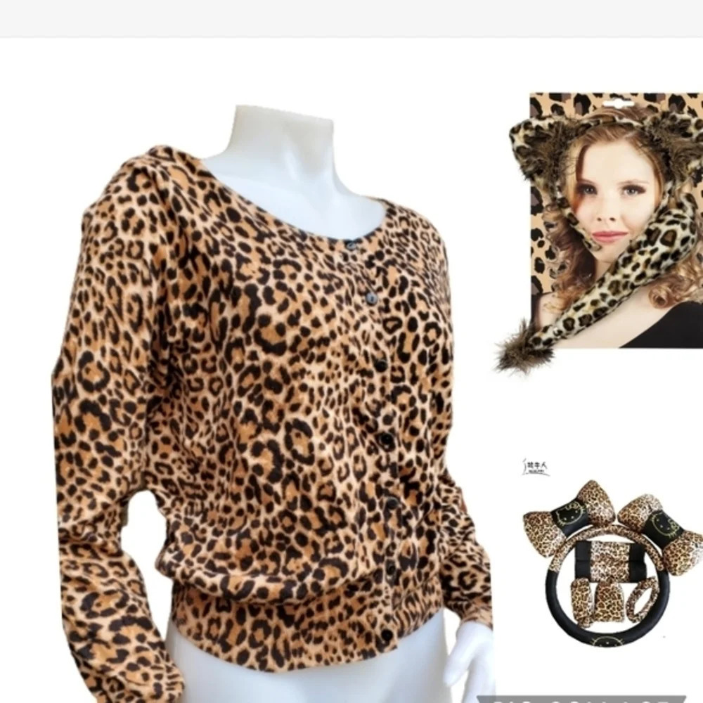 Divided Leopardโ cardigan 12